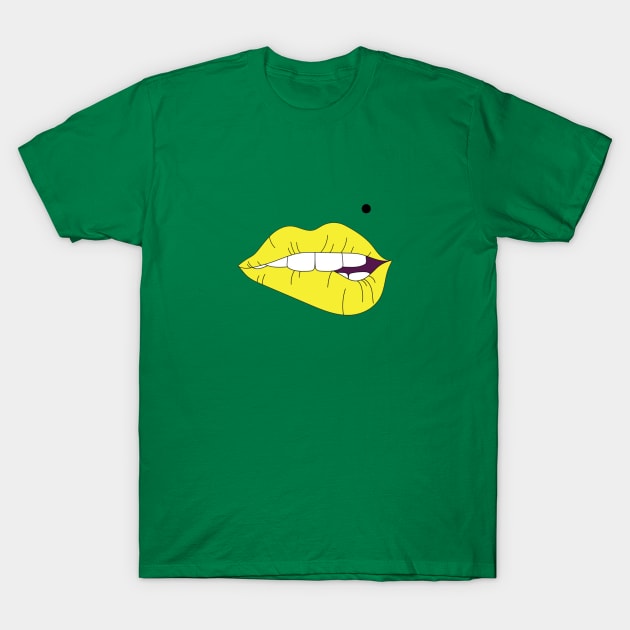 GA Lips Red Toot T-Shirt by lioardo